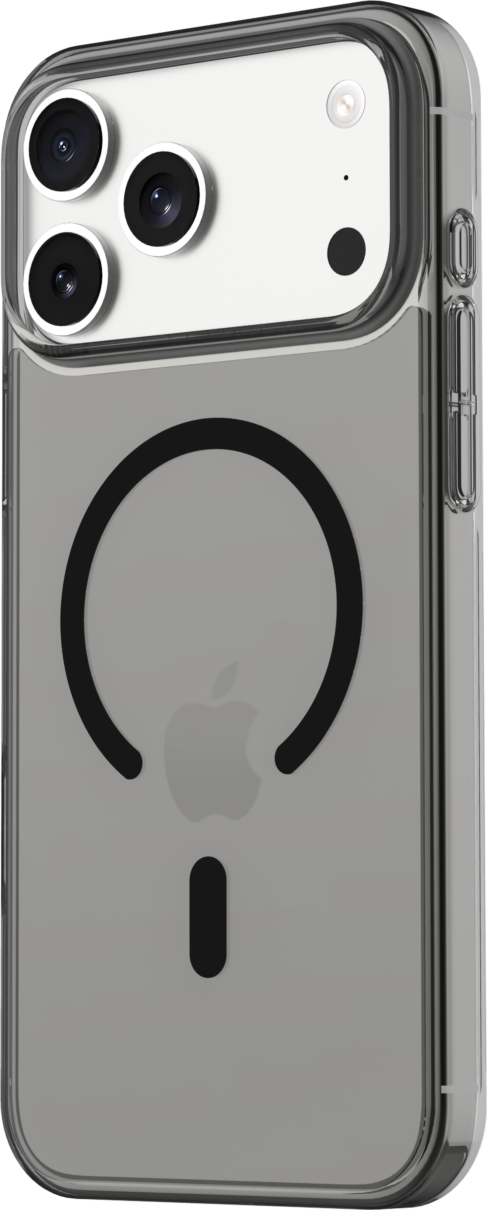 TEKNE Crystal Hybrid Case  for iPhone 17 Pro Max-Clear Black