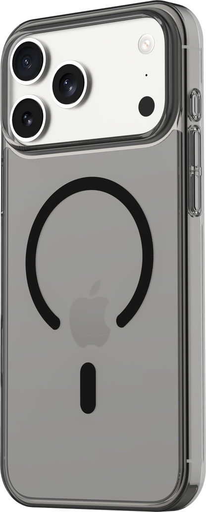 TEKNE Crystal Hybrid Case  for iPhone 17 Pro Max-Clear Black