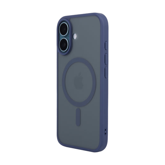 Tekne Matt MagSafe Case for iPhone 16 | Matte Finish | MagSafe Compatible & Scratch-Resistant - Blue