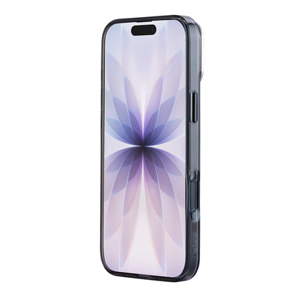Tekne CRYSTAL Case with Metal Camera Stand for iPhone 16 Plus-Black