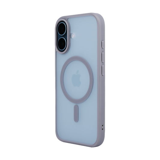 Tekne Matt MagSafe Case for iPhone 16 Plus | Matte Finish | MagSafe Compatible & Scratch-Resistant - Grey