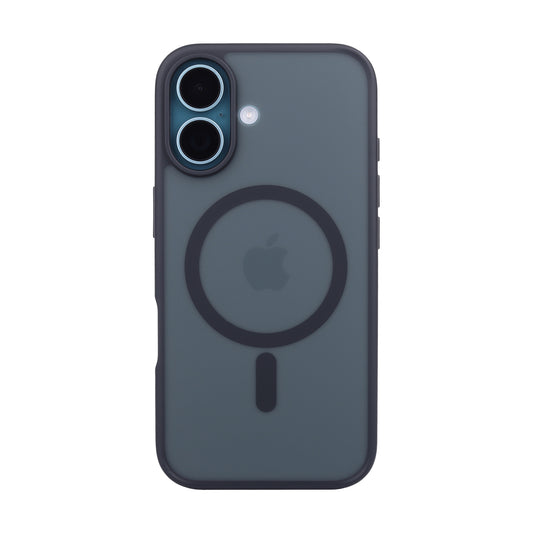 Tekne Matt MagSafe Case for iPhone 16 | Matte Finish | MagSafe Compatible & Scratch-Resistant - Black