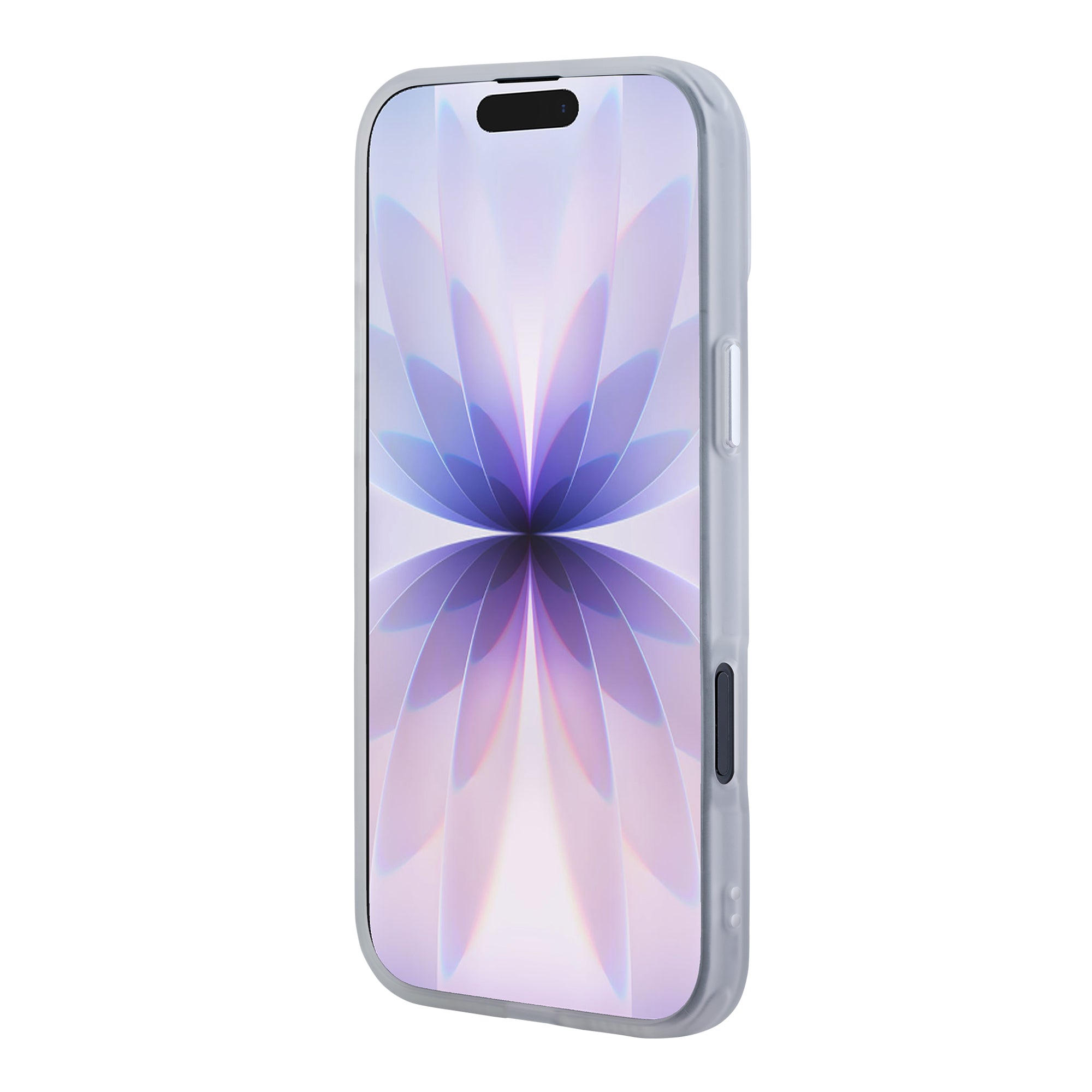 Tekne CLEAR Case with Camera stand for iPhone 16 Plus-White