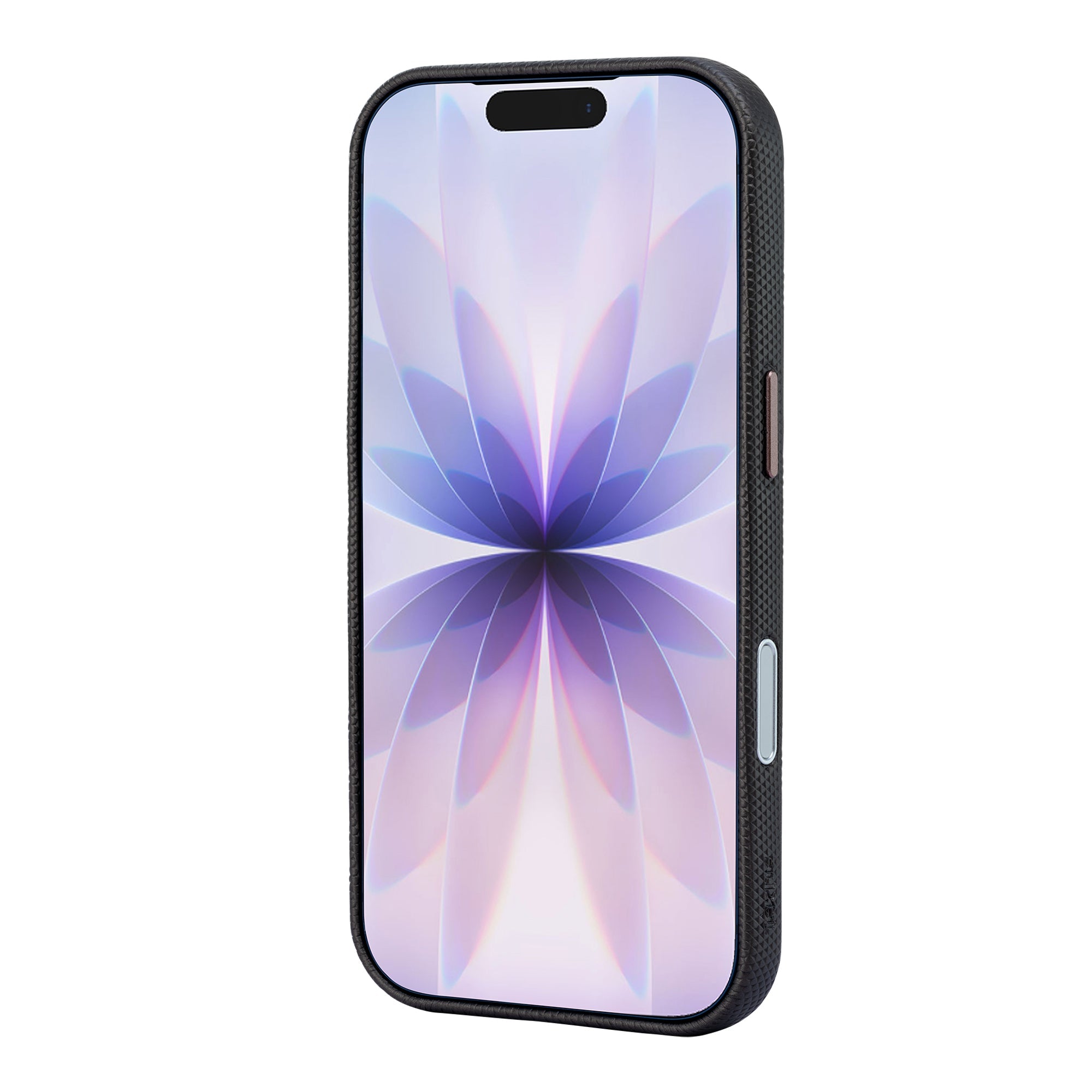 TEKNE Textura Vegan Leather Case for iPhone 17 Pro-Grey