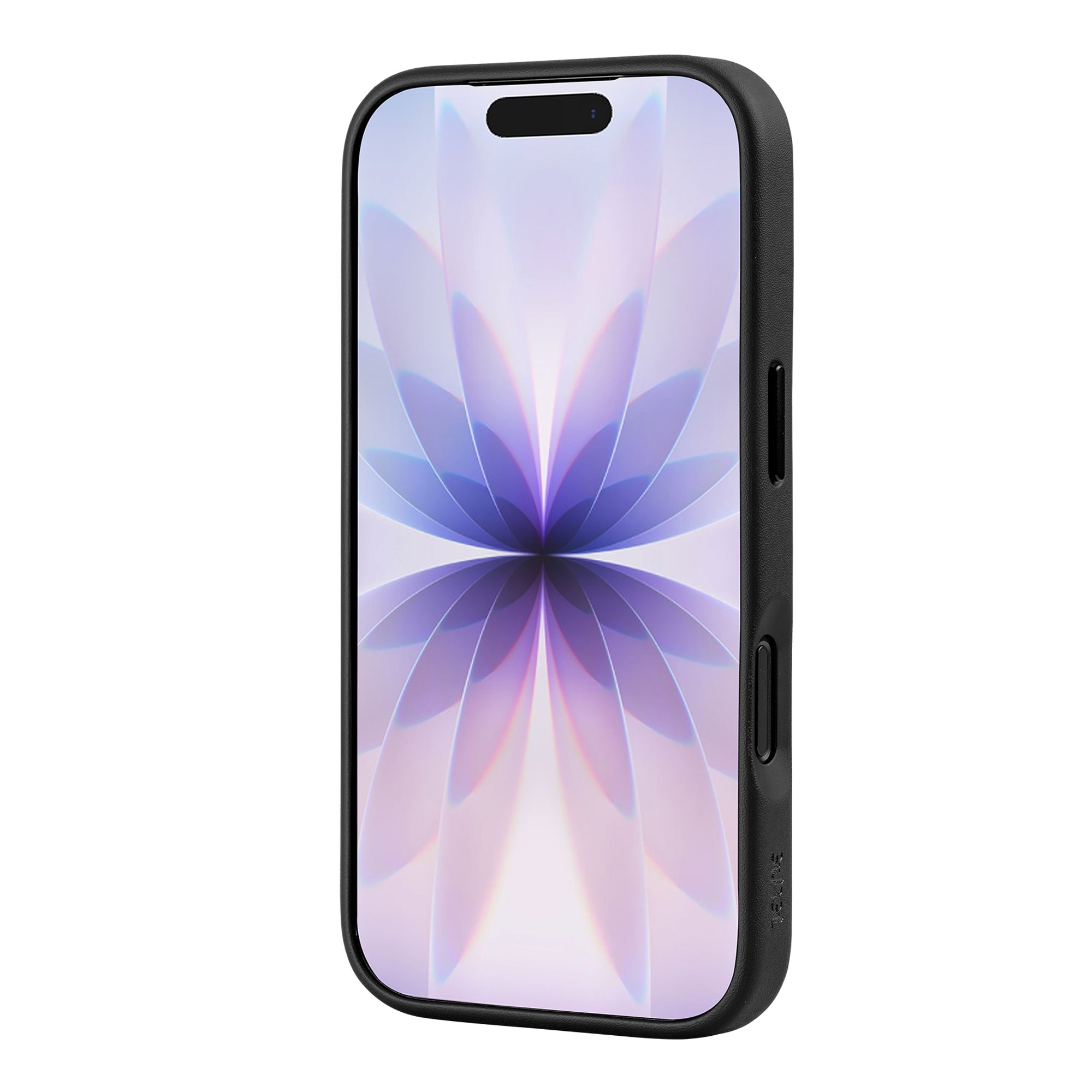 TEKNE Hybrid Frost Matte with stand Case for iPhone 17 Pro-Black