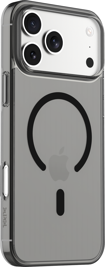 TEKNE Crystal Hybrid Case  for iPhone 17 Pro Max-Clear Black