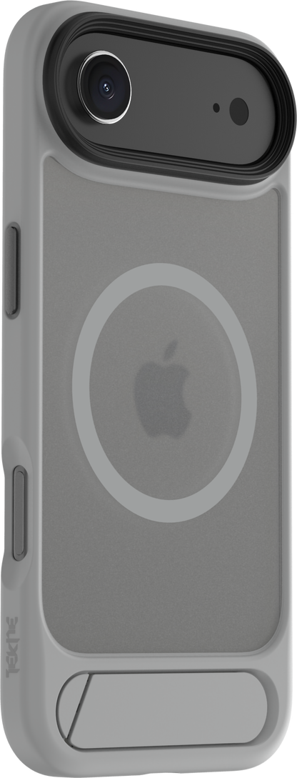 TEKNE Hybrid Frost Matte with stand Case for iPhone 17 Air-Grey