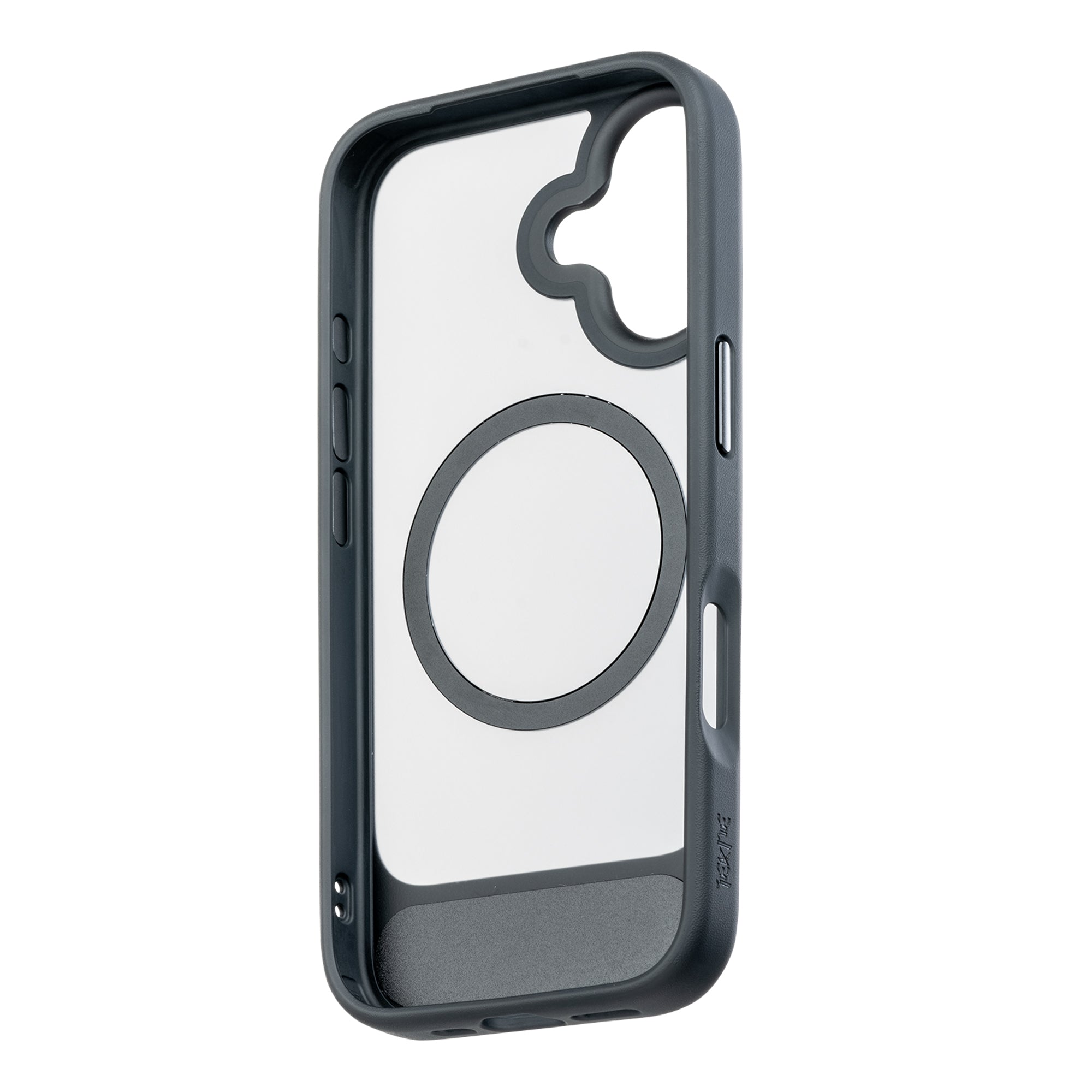 TEKNE Hybrid Frost Matte with stand Case for iPhone 17-Black