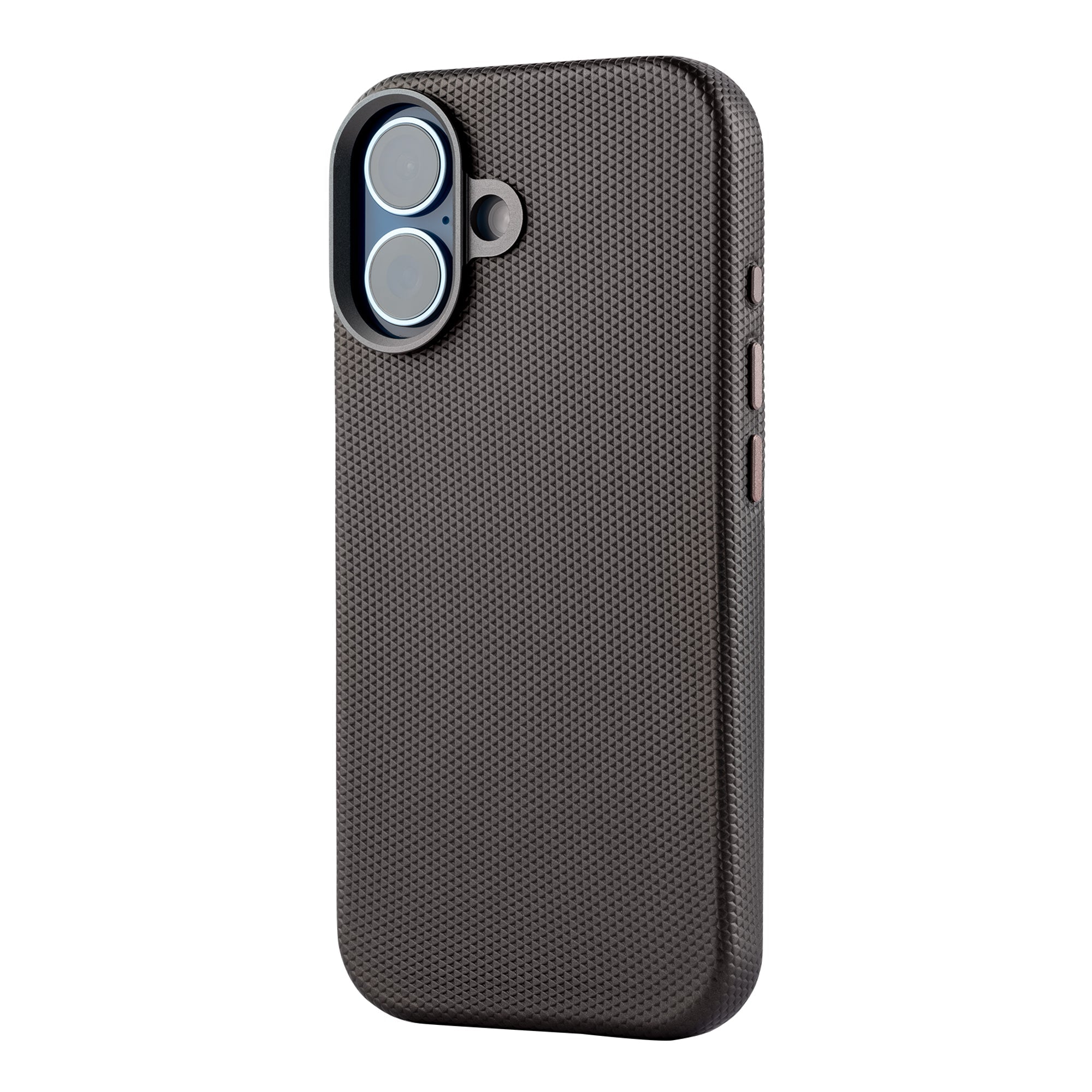 TEKNE Textura Vegan Leather Case  for iPhone 17-Grey