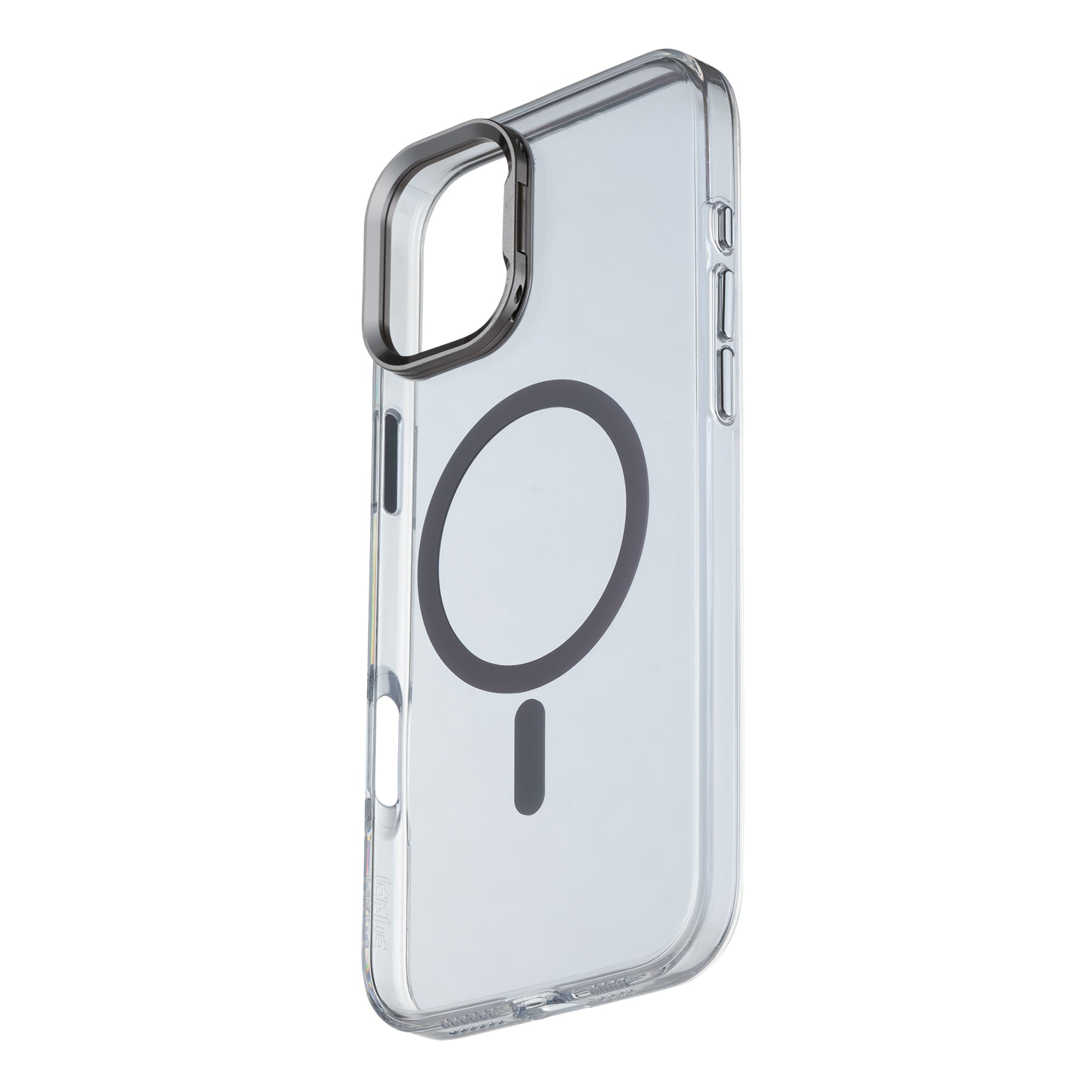 Tekne CRYSTAL Case with Metal Camera Stand for iPhone 16 Plus-Grey
