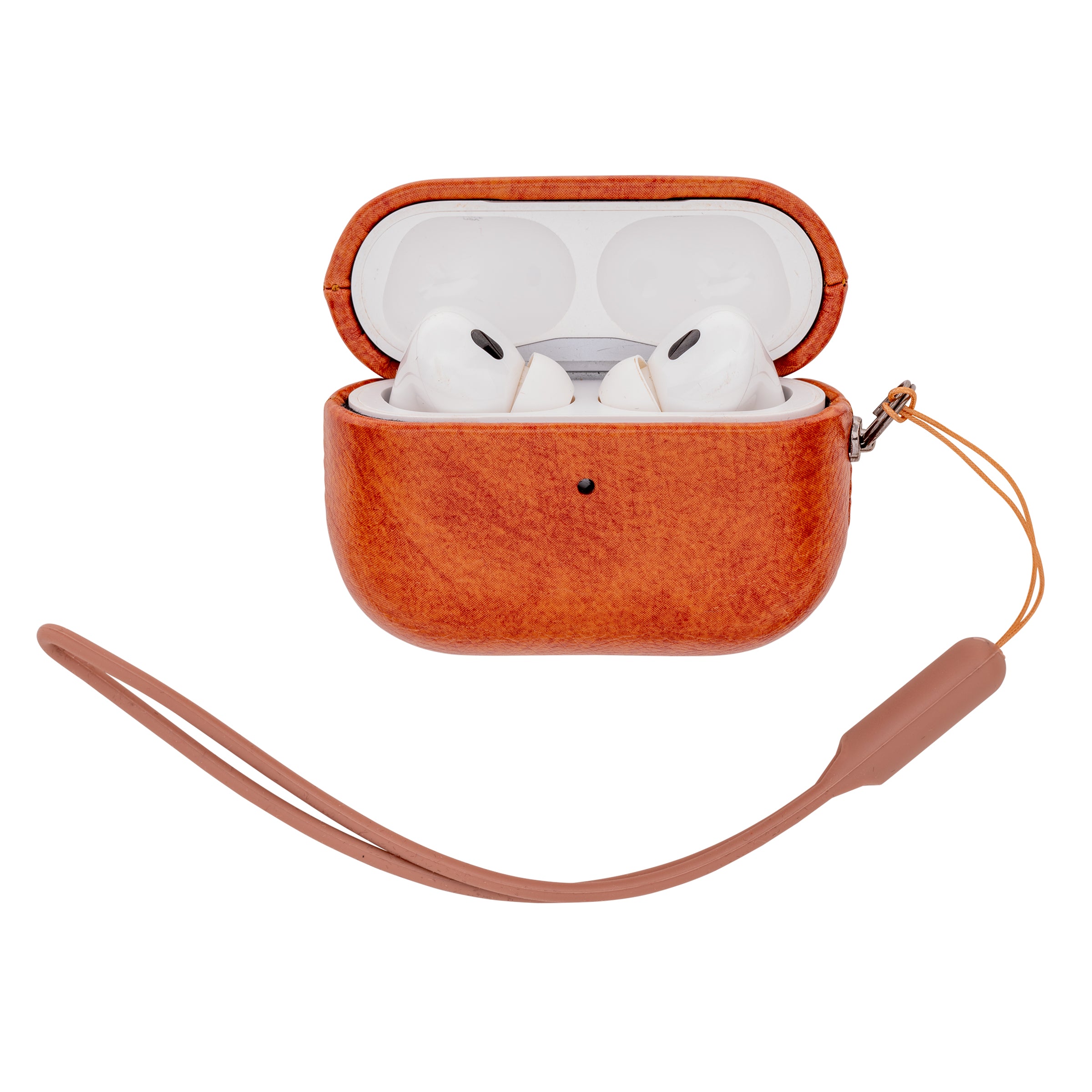 TEKNE Vegan Leather case for Airpods-Tan/Brown