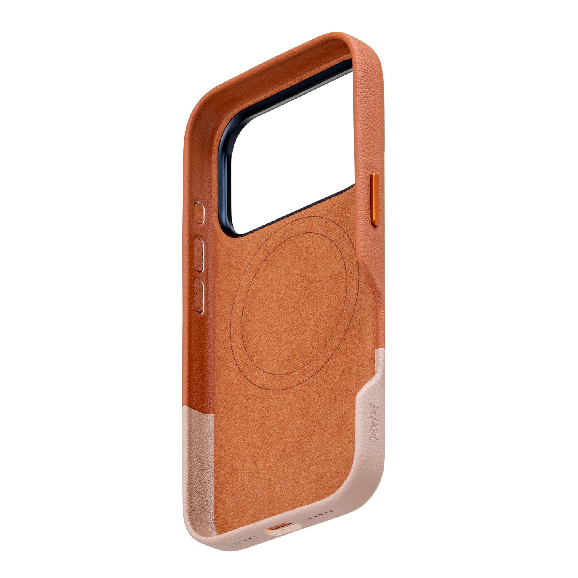 TEKNE DualTone Vegan Leather Case for iPhone 17  Pro- Brown