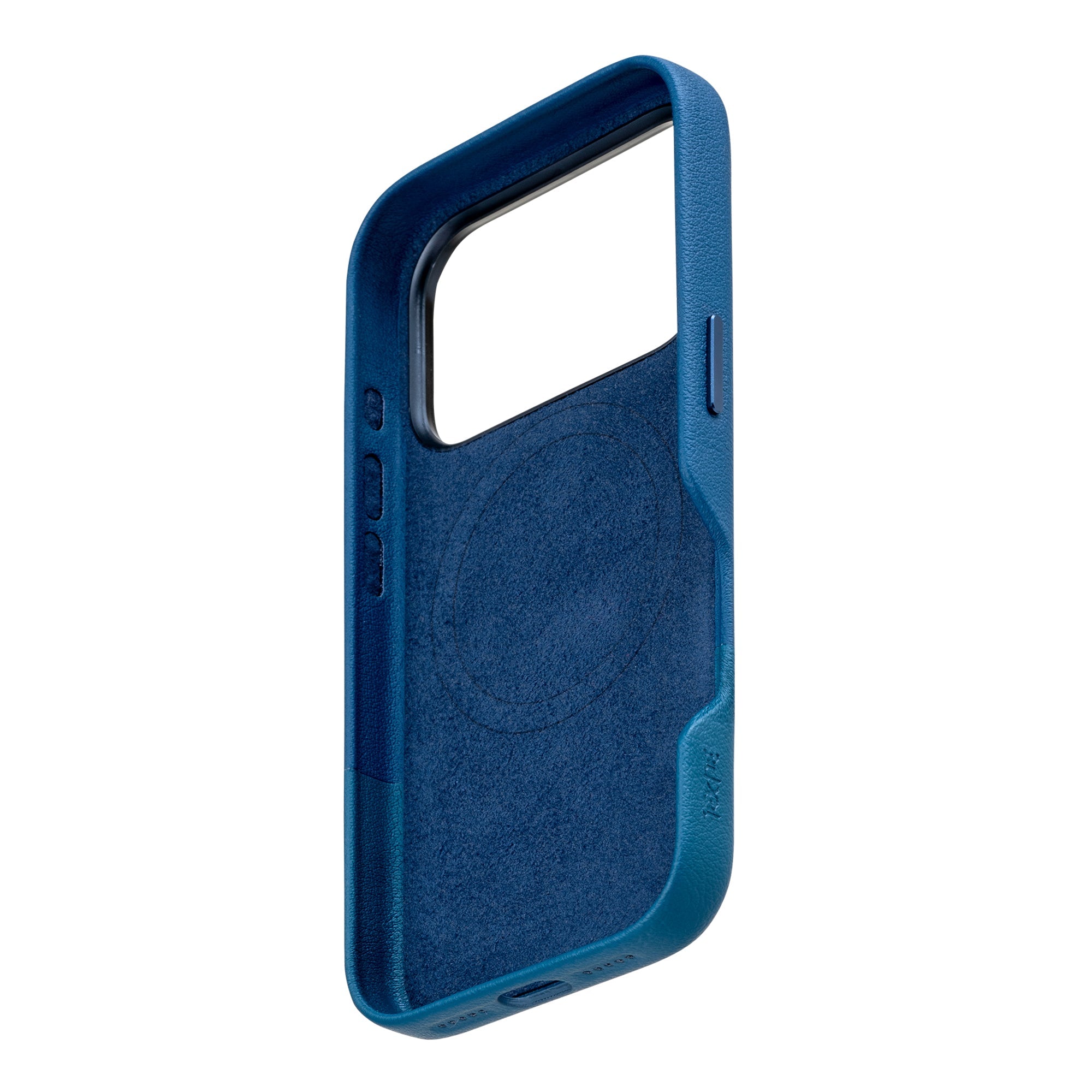 TEKNE DualTone Vegan Leather Case for iPhone 17  Pro- Blue