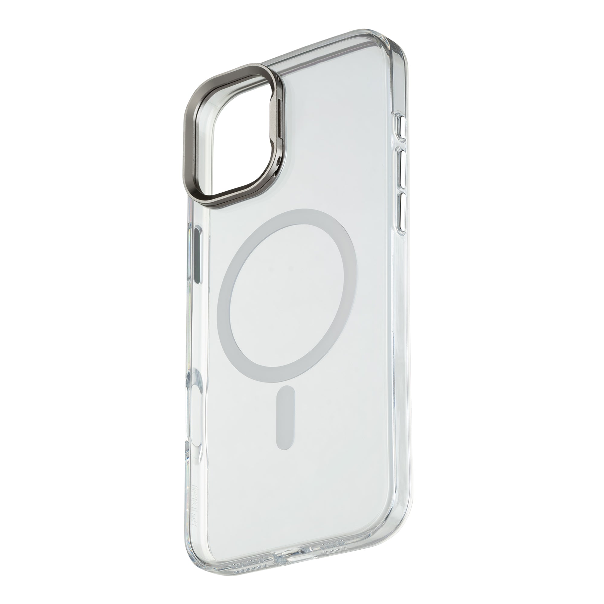 Tekne CRYSTAL Case with Metal Camera Stand for iPhone 16 Plus-White