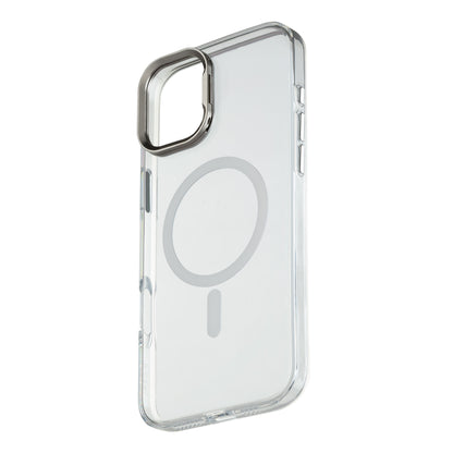 Tekne CRYSTAL Case with Metal Camera Stand for iPhone 16 Plus-White