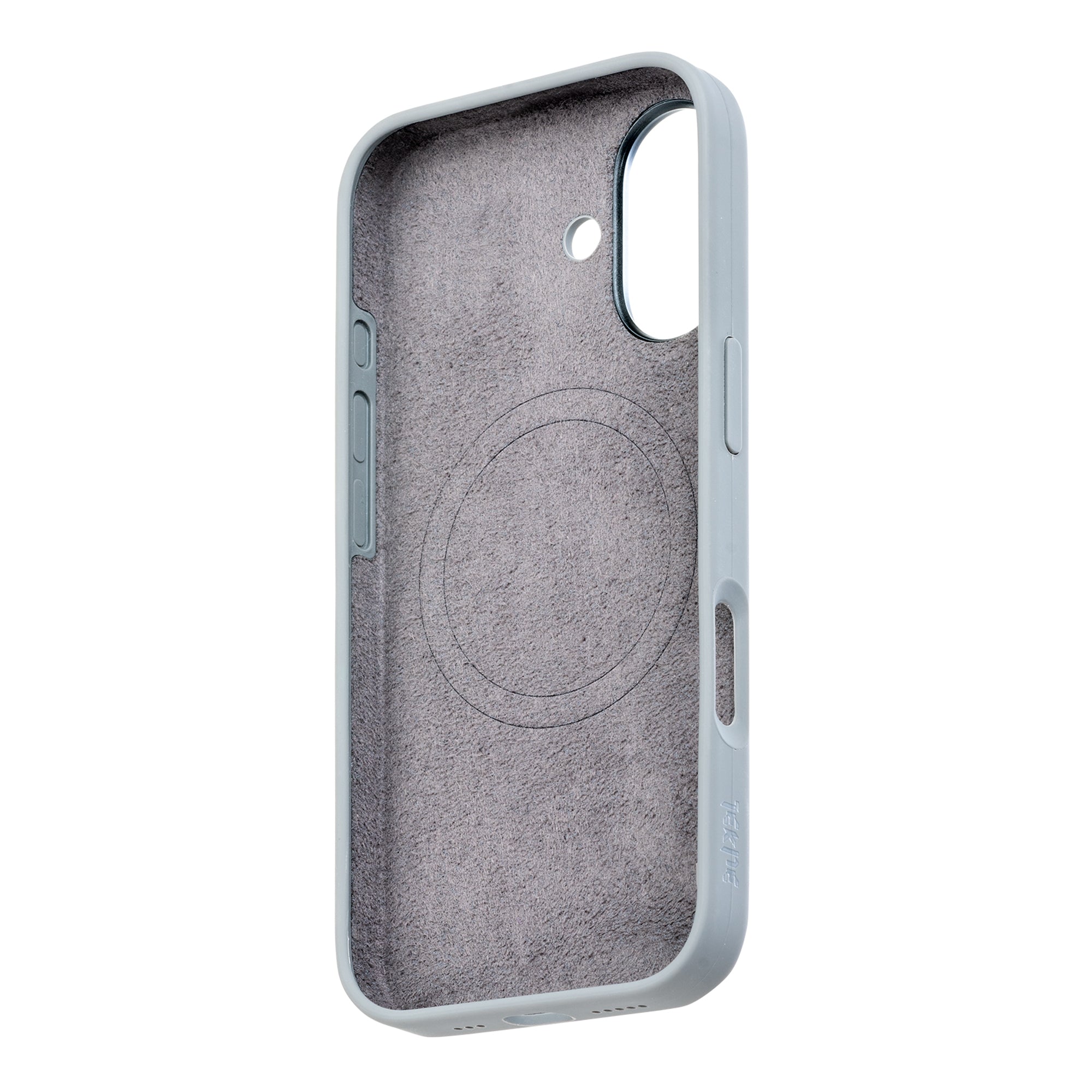 TEKNE Silicone Case Compatible with MagSafe for iPhone 17-Grey