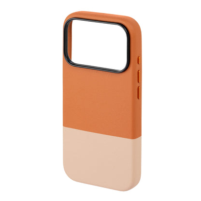 TEKNE DualTone Vegan Leather Case for iPhone 17  Pro- Brown