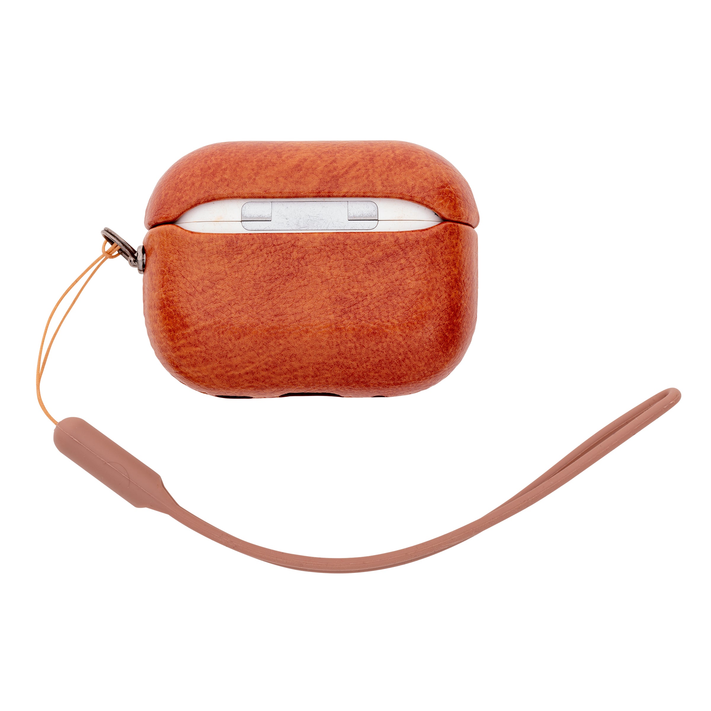 TEKNE Vegan Leather case for Airpods-Tan/Brown