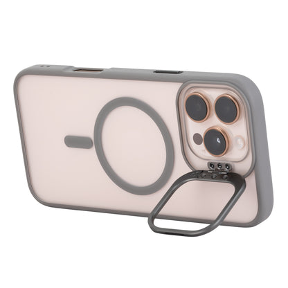 Tekne CLEAR Case with Camera stand for iPhone 16 Pro Max-Grey