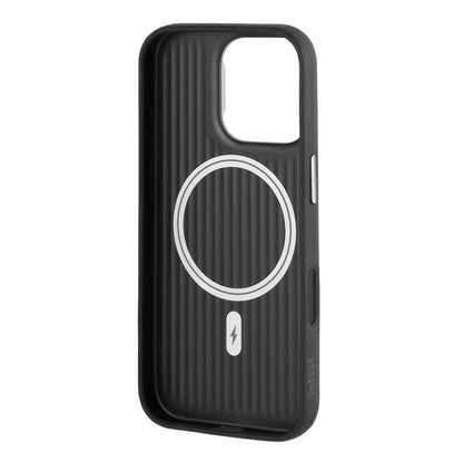 Tekne Vegan Leather Case for iPhone 16 Pro-Black