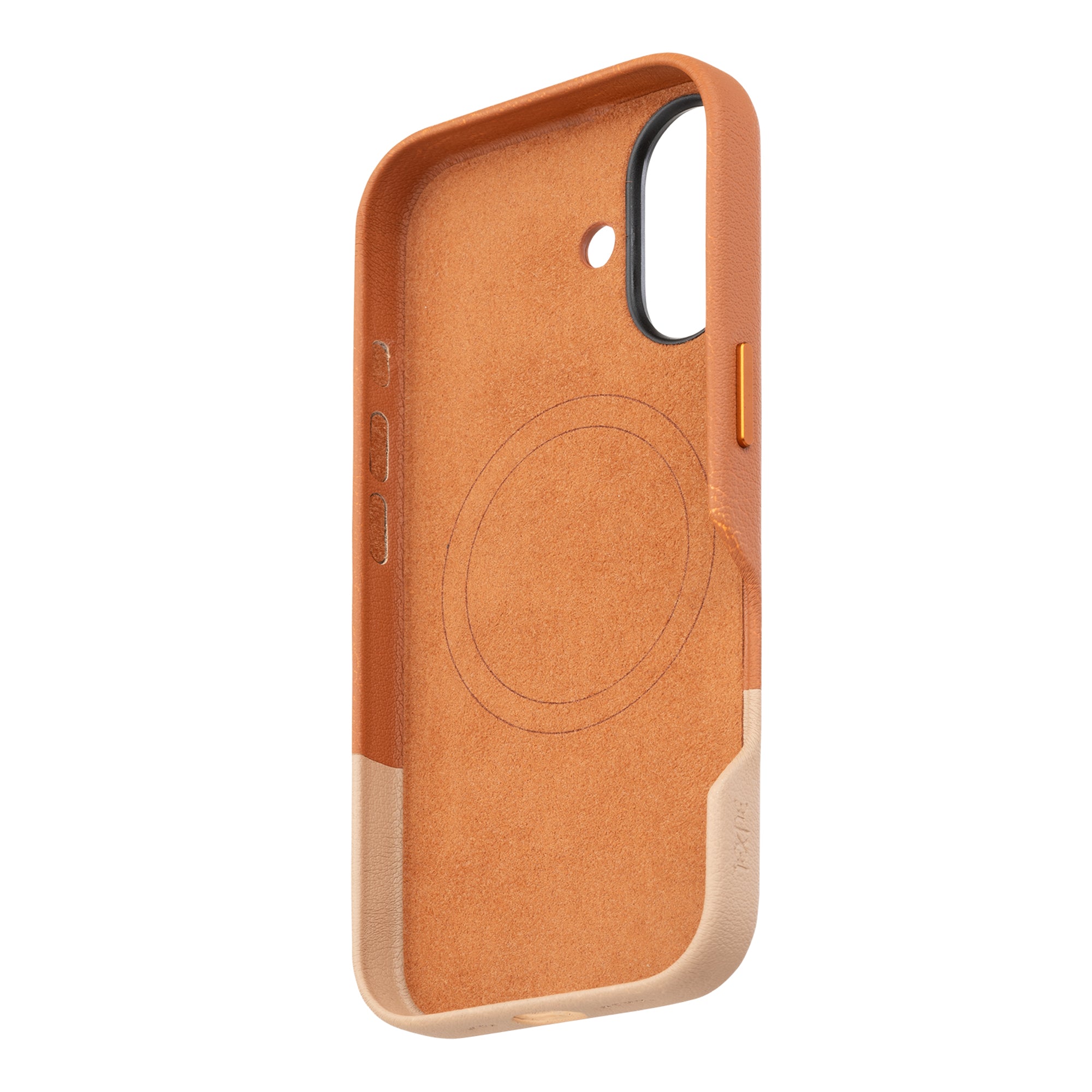 TEKNE DualTone Vegan Leather Case for iPhone 17-Brown