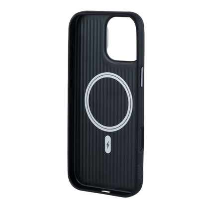 Tekne Vegan Leather Case for iPhone 16 Pro Max-Black