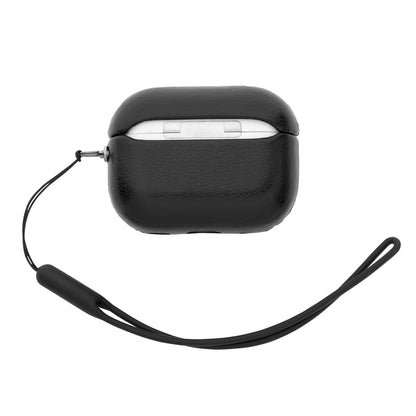 TEKNE Vegan Leather case for Airpods-Black