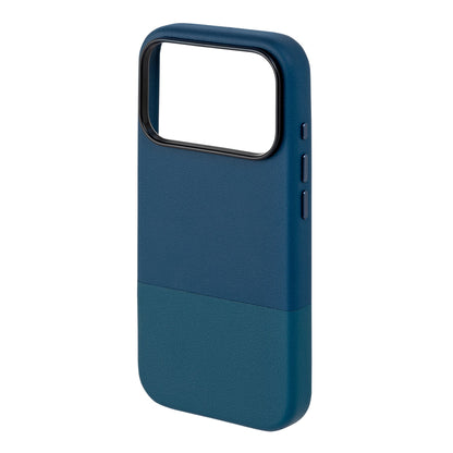 TEKNE DualTone Vegan Leather Case for iPhone 17  Pro- Blue