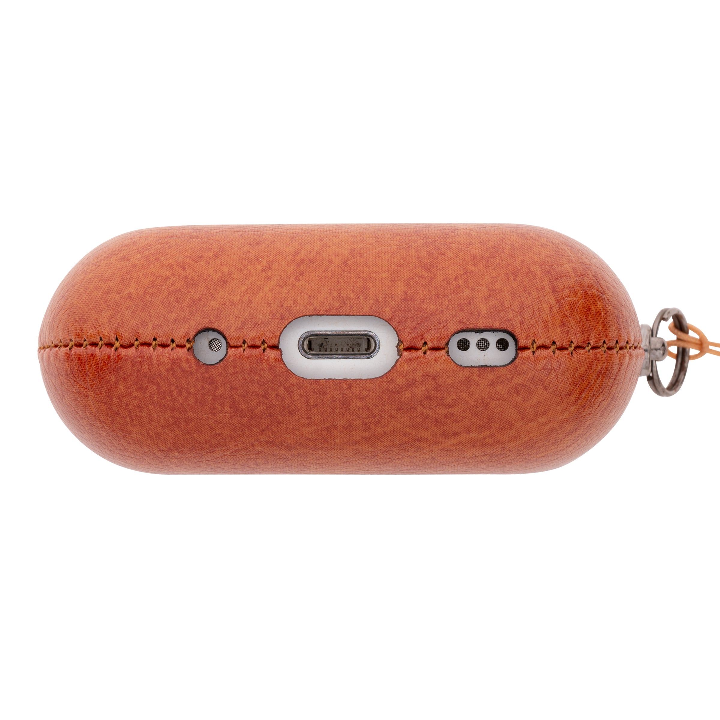 TEKNE Vegan Leather case for Airpods-Tan/Brown
