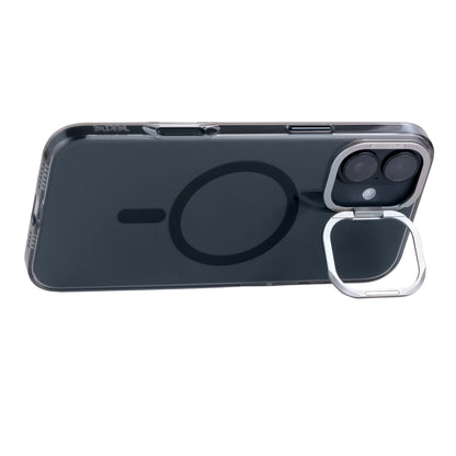 Tekne CRYSTAL Case with Metal Camera Stand for iPhone 16 Plus-Black