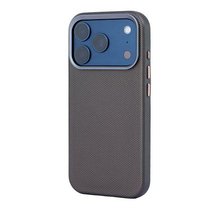 TEKNE Textura Vegan Leather Case for iPhone 17 Pro-Grey
