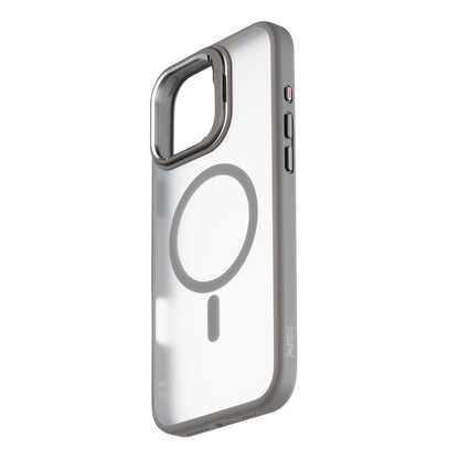 Tekne CLEAR Case with Camera stand for iPhone 16 Pro Max-Grey