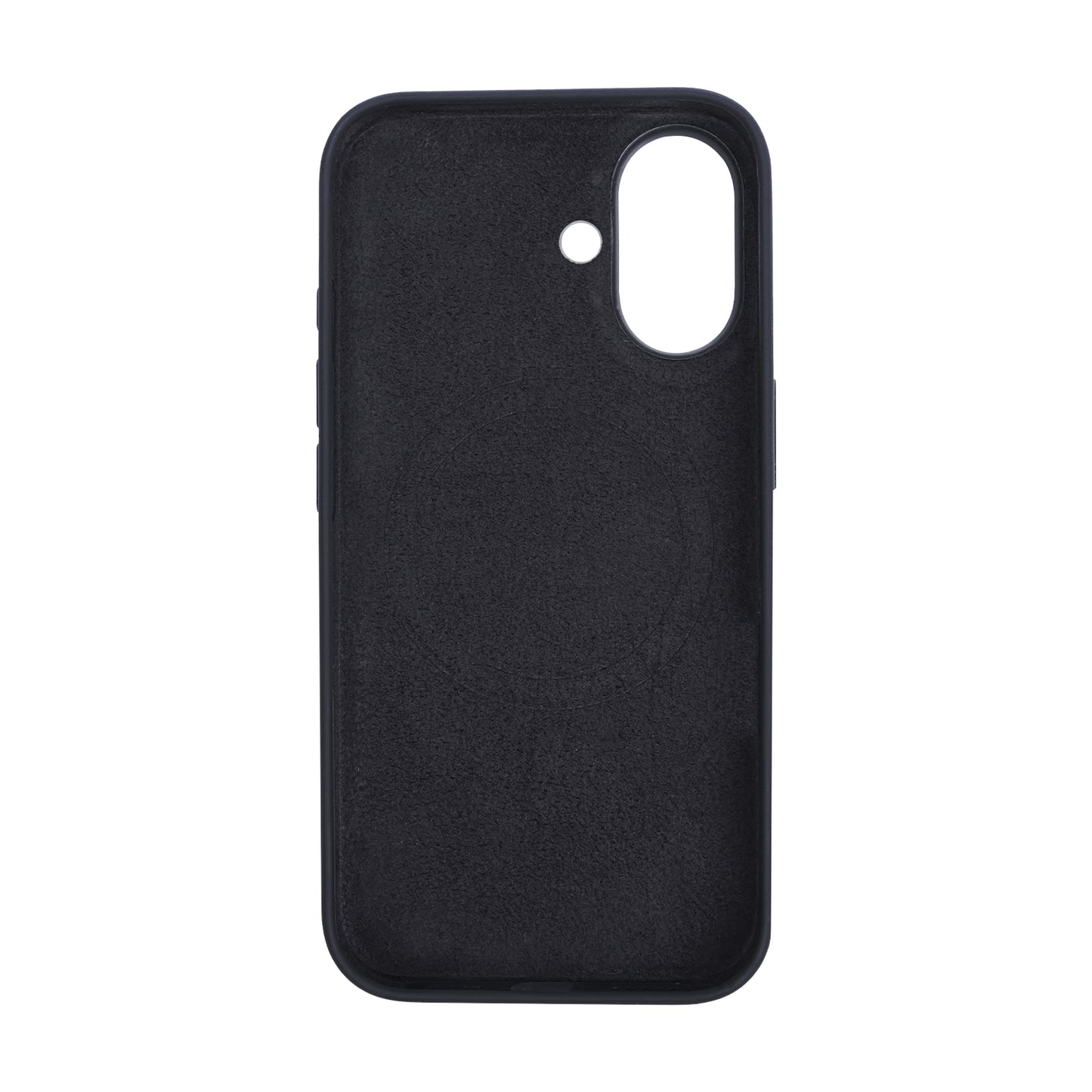 Tekne Silicone Case for iPhone 16 | Soft-Touch Grip | Shockproof & Wireless Charging Compatible - Black