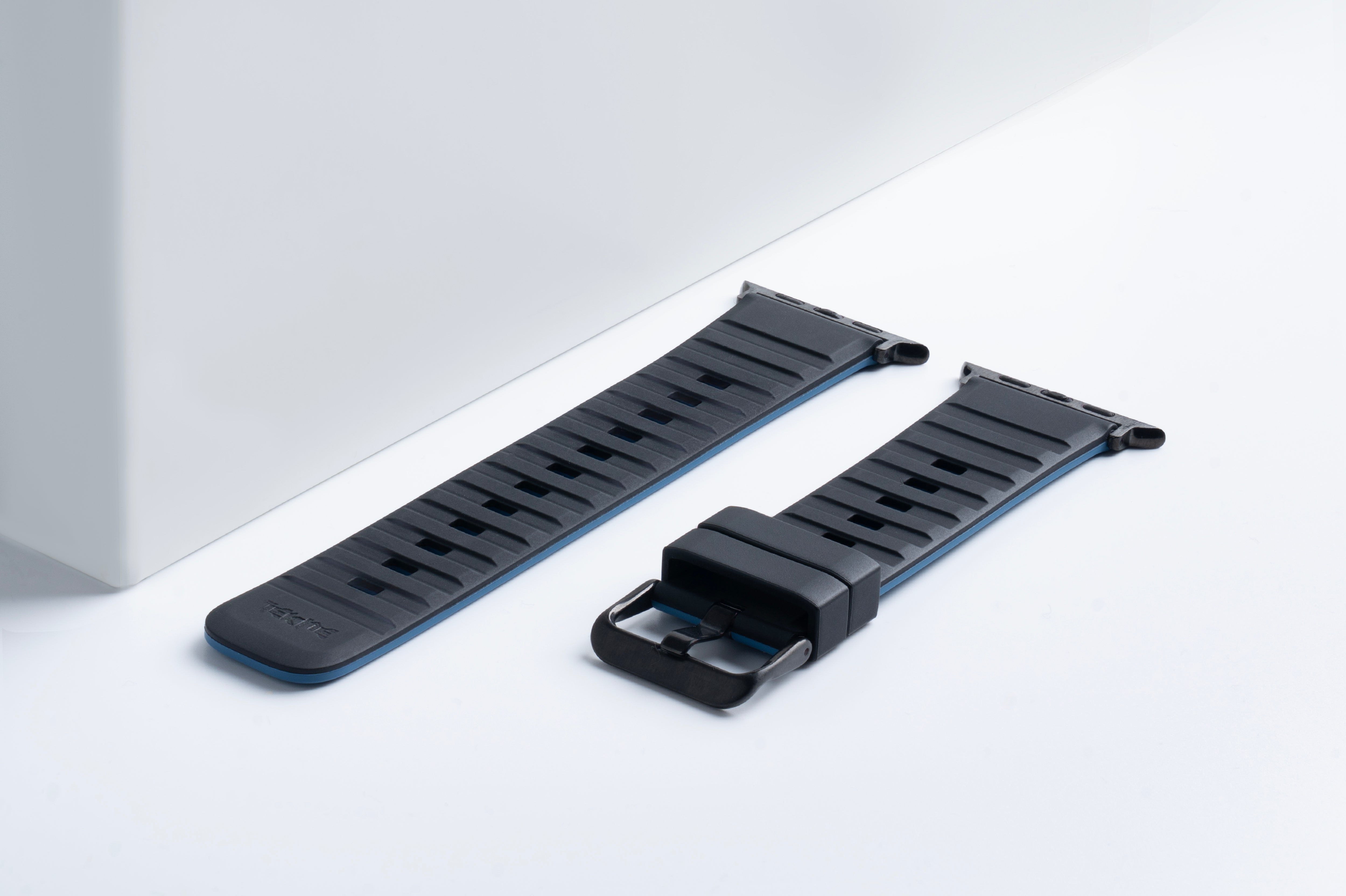 Tekne Classic Silicone Sports Band|Black-Blue
