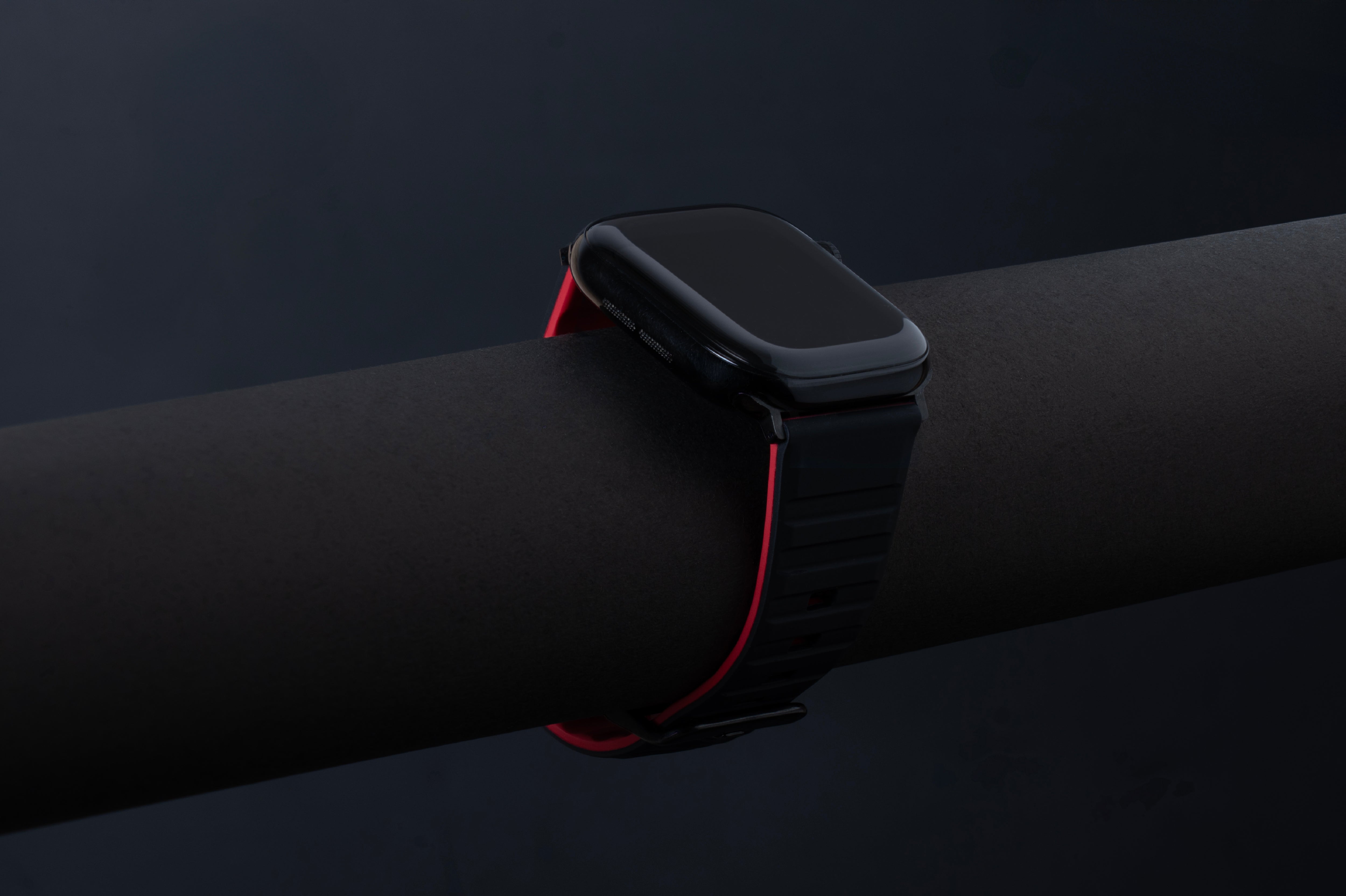 Tekne Classic Silicone Sports Band|Black-Red
