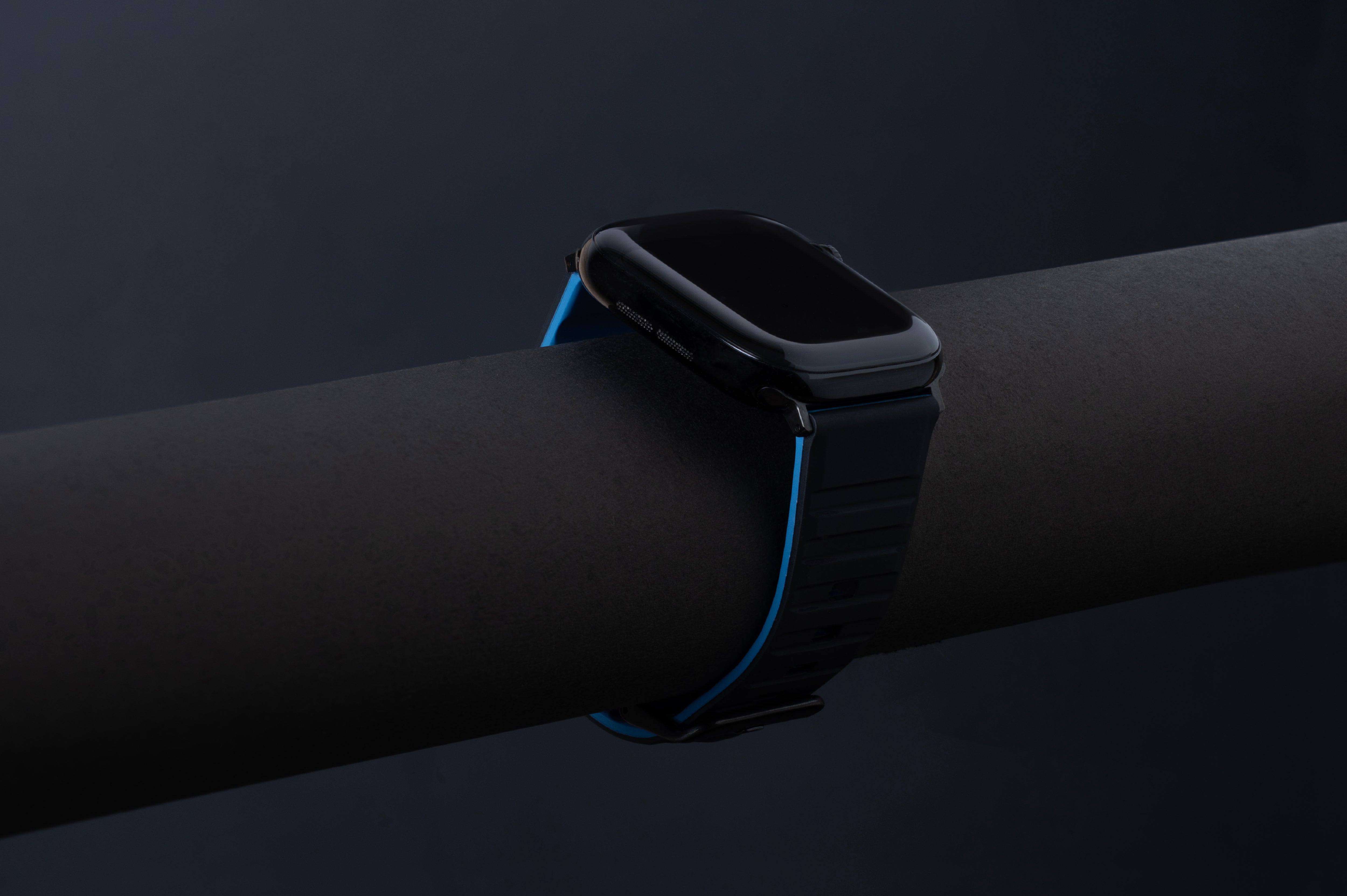 Tekne Classic Silicone Sports Band|Black-Blue