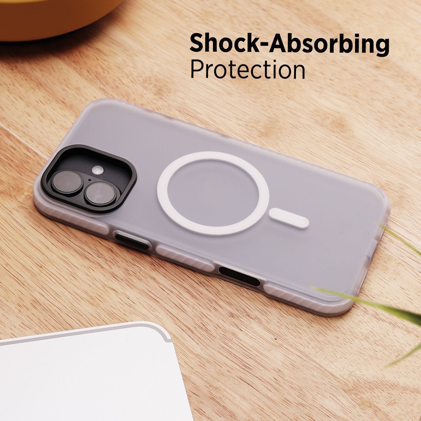 Tekne ARMOUR Case for iPhone 16 Plus | Rugged Drop Protection | Shockproof & Secure Grip - Matt Clear