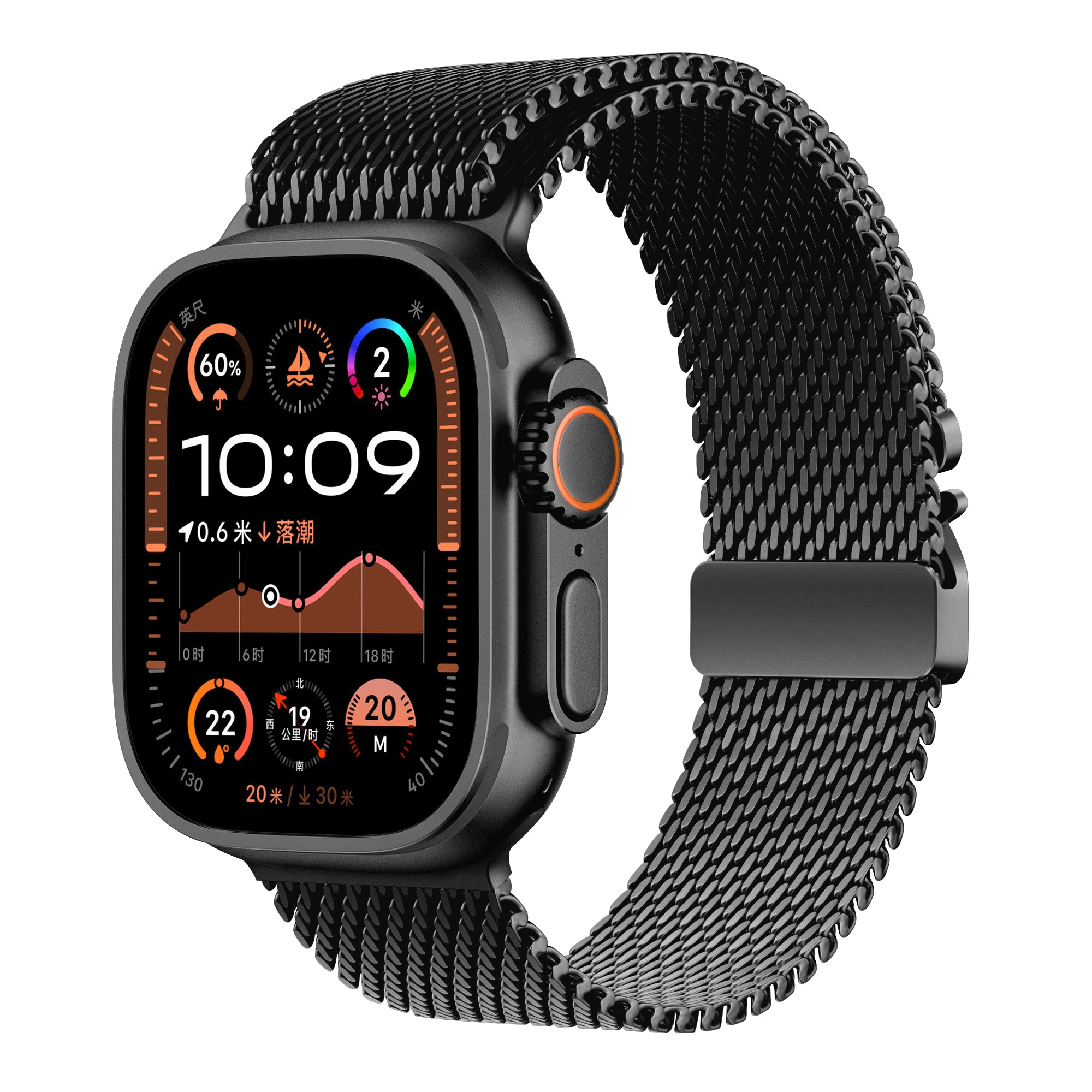 Tekne Adventure Milanese Band|Black