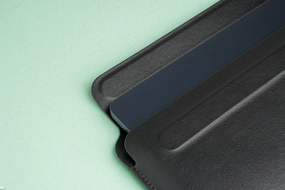 TEKNE Vegan Leather Cover for Macbook-13" and iPad-Black