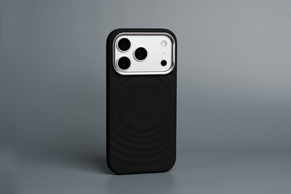 TEKNE WaveStand Silicone Case for iPhone 17 Pro- Black