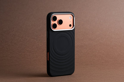 TEKNE WaveStand Silicone Case for iPhone 17 Pro Max- Black