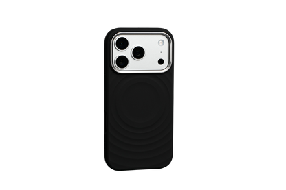 TEKNE WaveStand Silicone Case for iPhone 17 Pro Max- Black