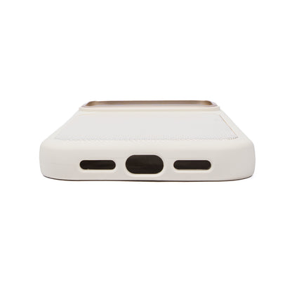 Tekne Silicone Weave case for iPhone 18 Pro- Cream