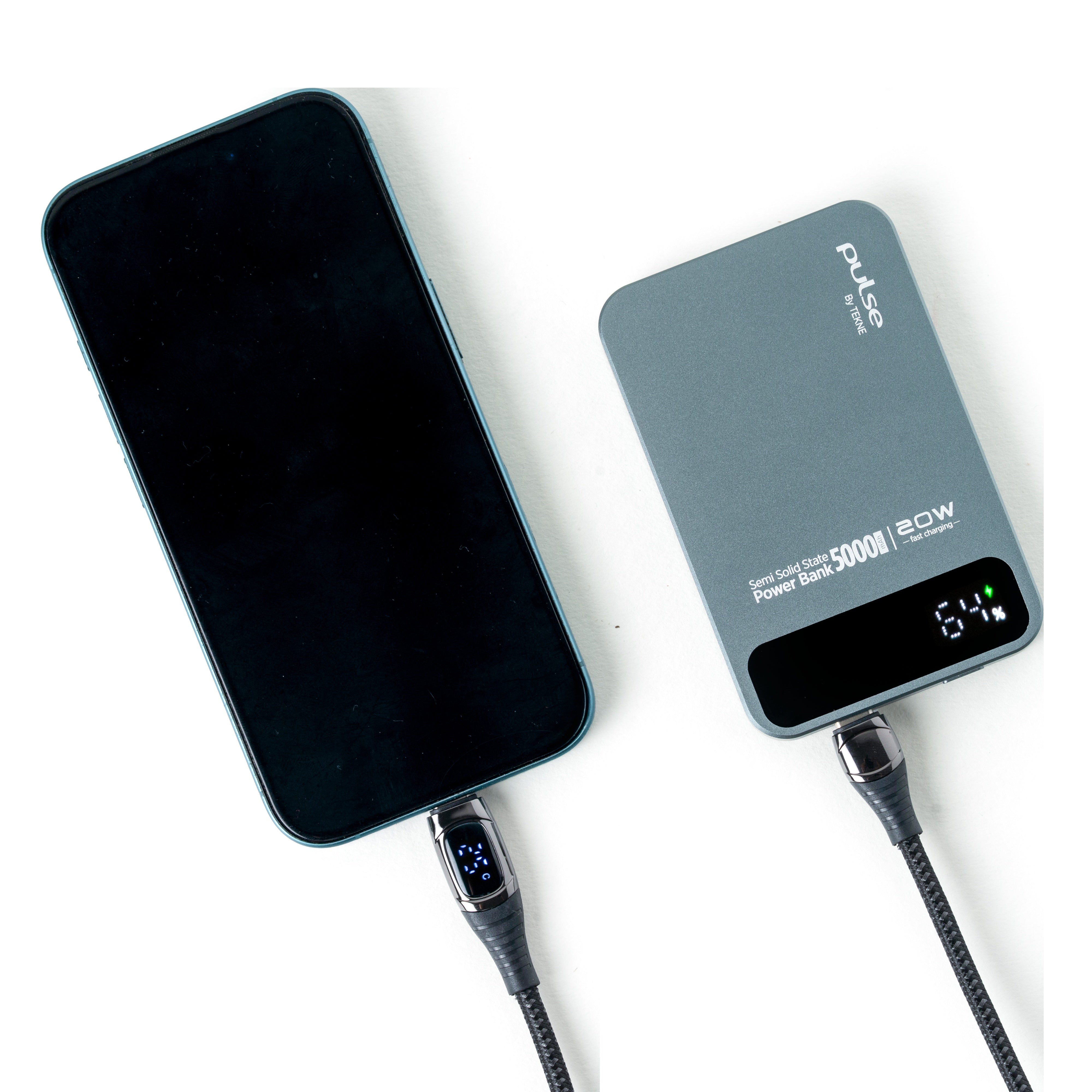 Pulse by Tekne Semi Solid state  5000 mAh power bank