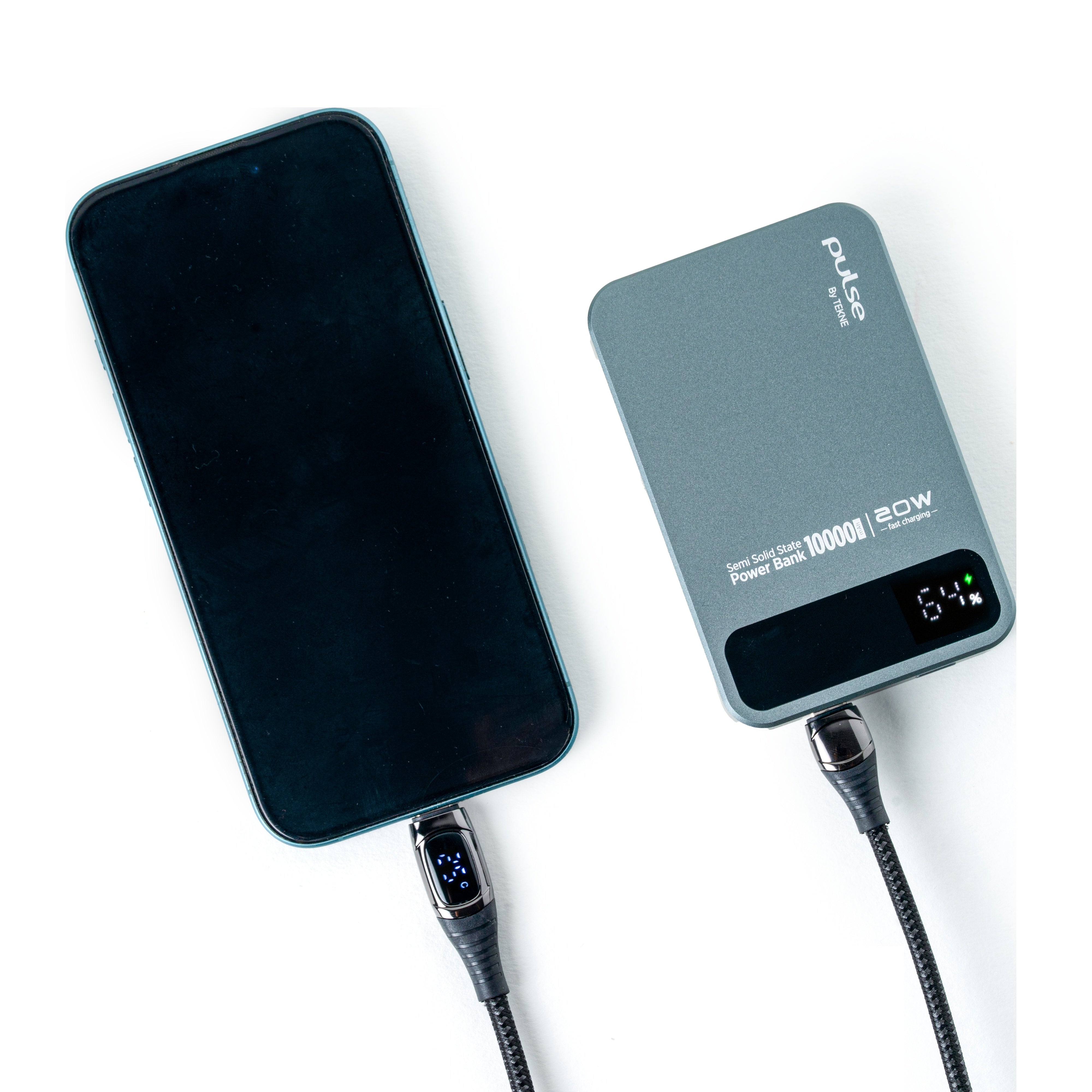 Pulse by Tekne Semi Solid state  10,000 mAh power bank