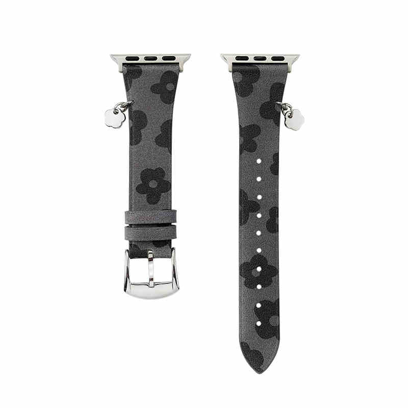 Tekne Floro Leather Band|Black