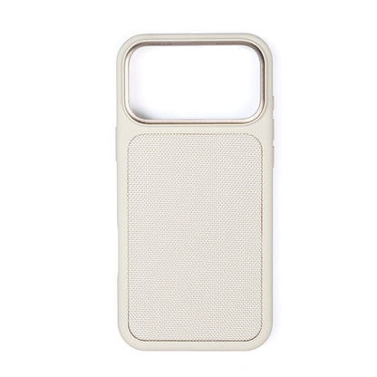 Tekne Silicone Weave case for iPhone 18 ProMax- Cream