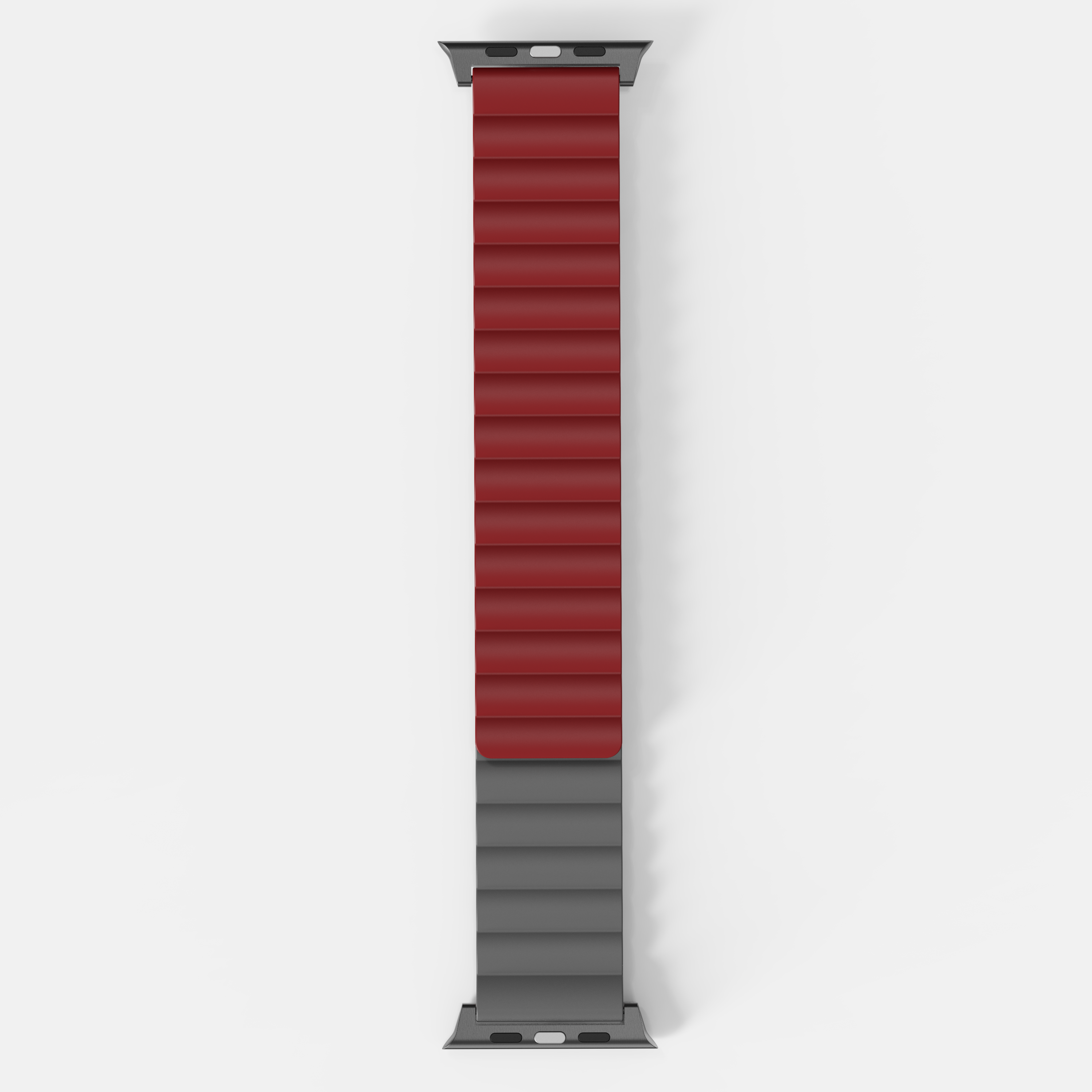 Tekne Reversible Magnetic Silicone Band|Grey-Red