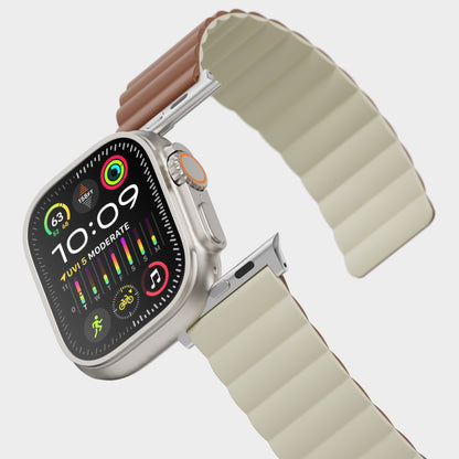 Tekne Reversible Magnetic Silicone Band|Brown- Starlight