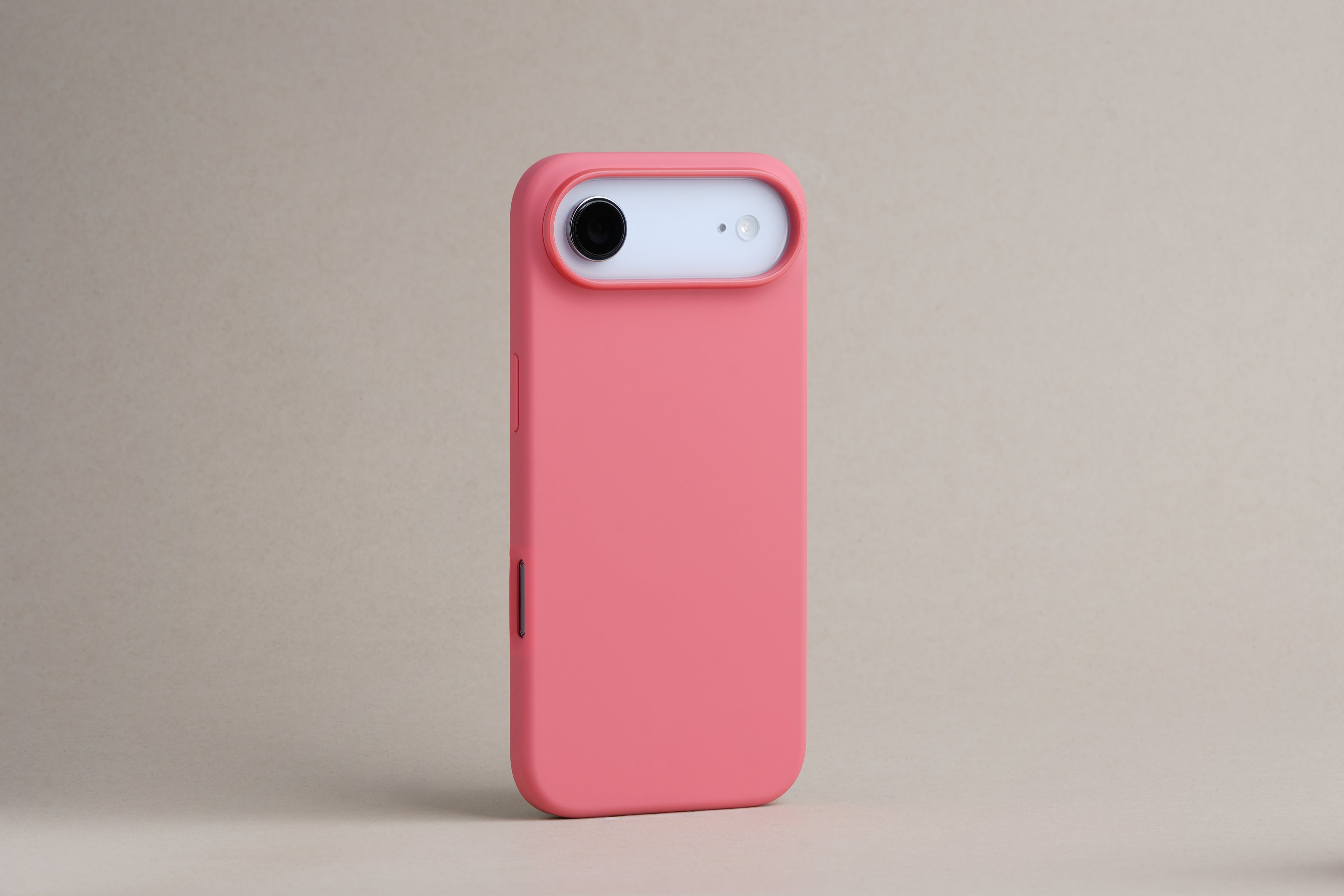 TEKNE Silicone Case Compatible with MagSafe for iPhone 17 Air-Pink